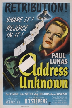 Watch Address Unknown Online Free and No Sign Up - 285 HDMovie